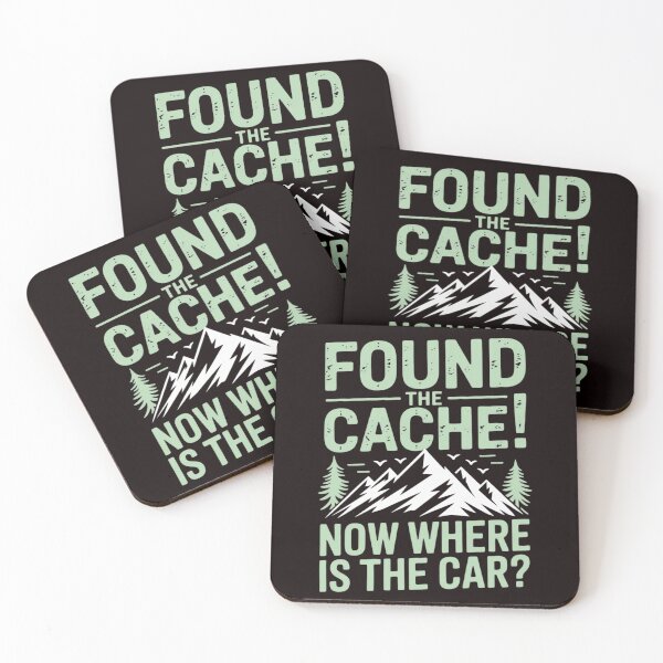 Item preview, Found The Cache Geocacher Geocaching GPS Tracking designed and sold by lavethediso.