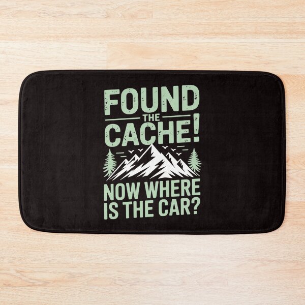 Item preview, Found The Cache Geocacher Geocaching GPS Tracking designed and sold by lavethediso.