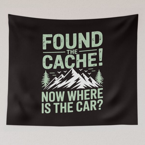 Item preview, Found The Cache Geocacher Geocaching GPS Tracking designed and sold by lavethediso.