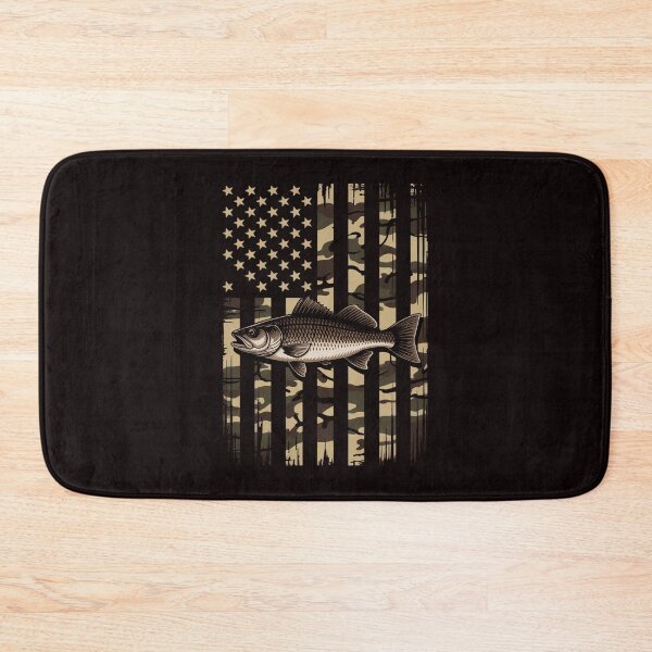 Item preview, Flatfish Fishing Plaice Halibut American Flag Camouflage designed and sold by lavethediso.