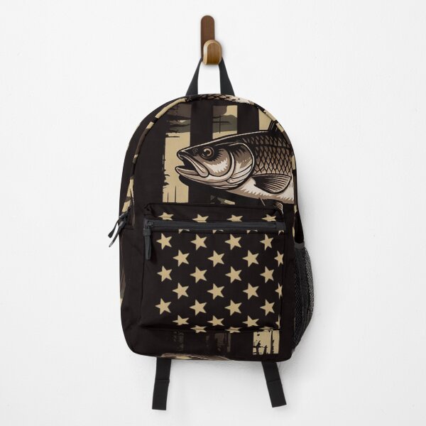 Item preview, Flatfish Fishing Plaice Halibut American Flag Camouflage designed and sold by lavethediso.