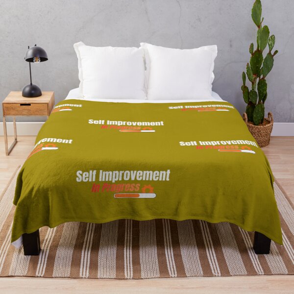 Item preview, Self Improvement In Progress – Personal Growth Motivation Quote Design designed and sold by artofProduct.