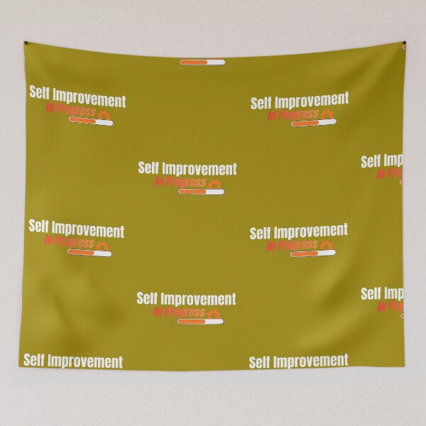 Item preview, Self Improvement In Progress – Personal Growth Motivation Quote Design designed and sold by artofProduct.