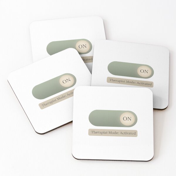 Item preview, Therapist Mode Activated – Minimalist Switch Design for Therapists, Coaches & Mental Health designed and sold by Minted..