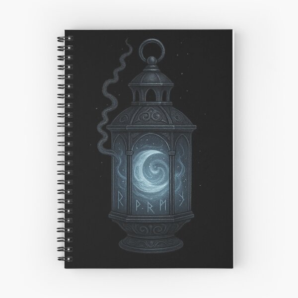 Item preview, Runic Spirit Lantern – Gothic Occult Light Dark Fantasy Art designed and sold by Mouraludia.
