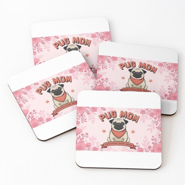 Item preview, Pug Mom Shirt – Cute Dog Lover Design for Proud Pet Moms designed and sold by PugsRus.