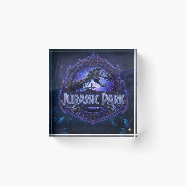 Item preview, Purple Jurassic Park retro-style Logo  designed and sold by HuntsmithMerch.