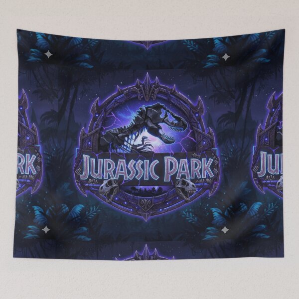 Item preview, Purple Jurassic Park retro-style Logo  designed and sold by HuntsmithMerch.