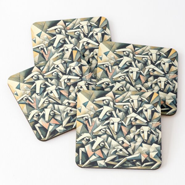 Item preview, Sheepism – Cubist Flock Study designed and sold by Thpoar.