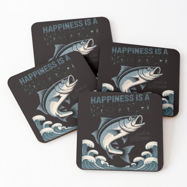 Item preview, Fishing Happiness is A Big Fish And A Witness Angling designed and sold by lavethediso.