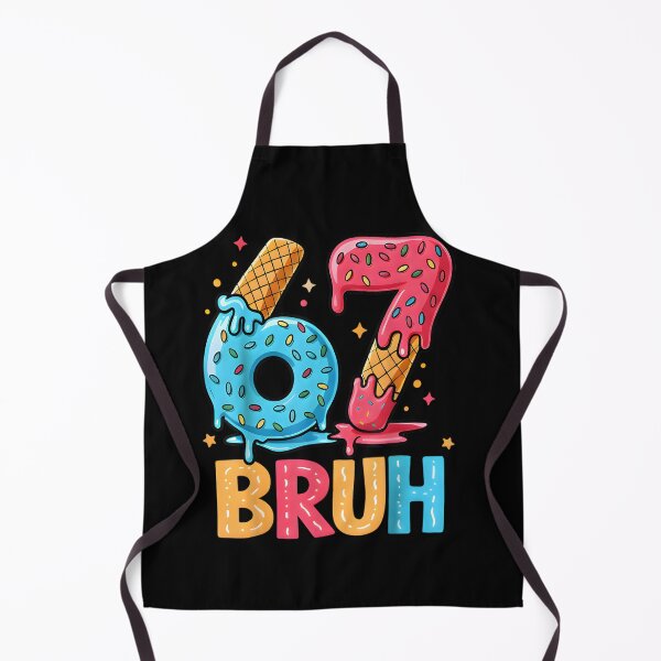 Item preview, Funny Number Six Seven Ice Cream Drip Cool Meme 67 Bruh designed and sold by MatherFisher.