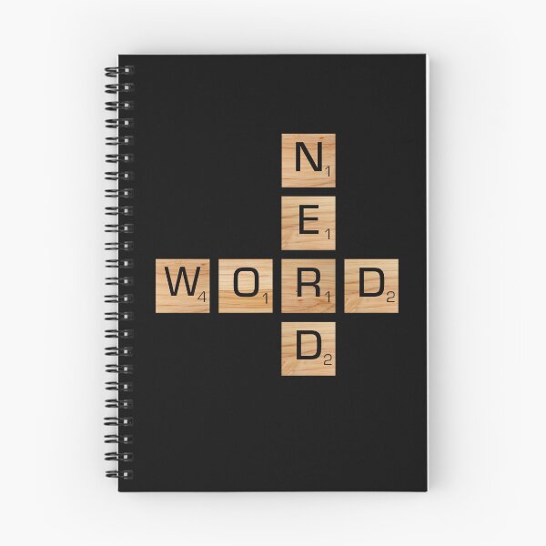 Item preview, Funny Nerdy Word Nerd Crossword Tile Board Game Player designed and sold by MathWare MathClips.