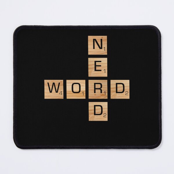 Item preview, Funny Nerdy Word Nerd Crossword Tile Board Game Player designed and sold by MathWare MathClips.
