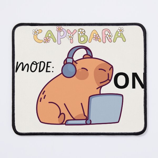 Item preview, Capybara mode On designed and sold by Cute Wolf.