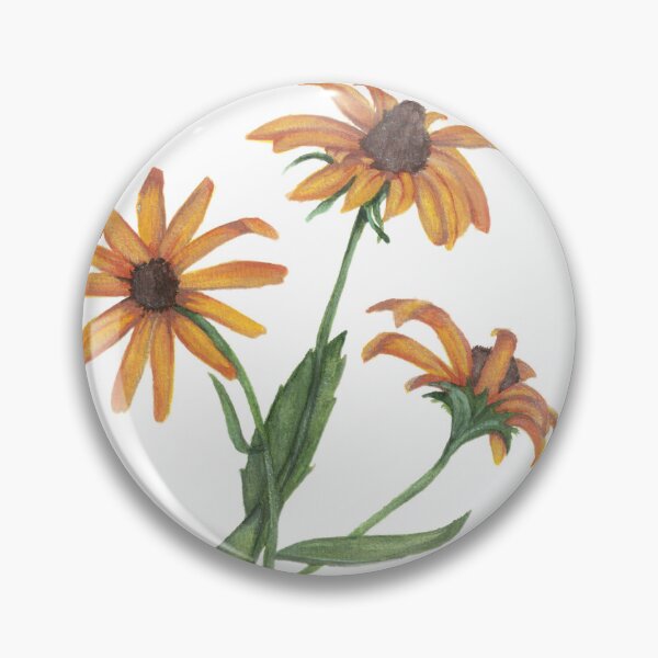 Item preview, Watercolor Black-Eyed Susan designed and sold by SaskyaFate.