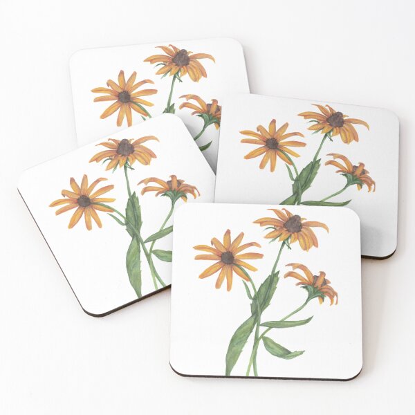 Item preview, Watercolor Black-Eyed Susan designed and sold by SaskyaFate.