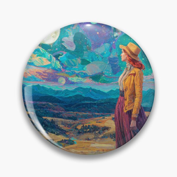 Item preview, She Walks the Edge of Painted Time designed and sold by afrancisCL.