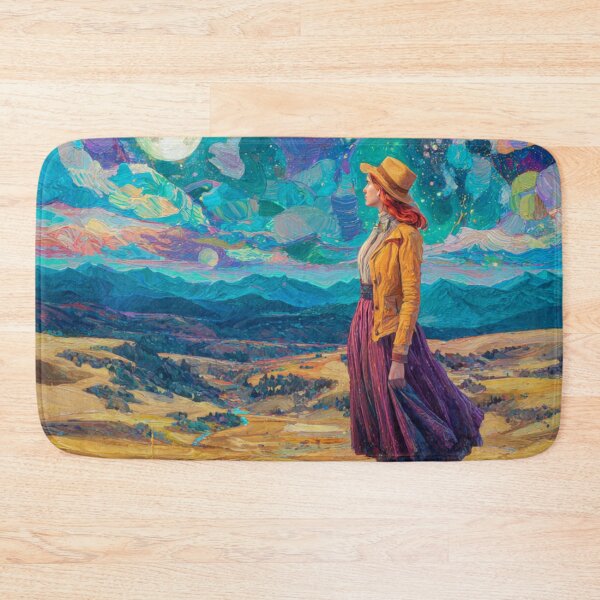 Item preview, She Walks the Edge of Painted Time designed and sold by afrancisCL.