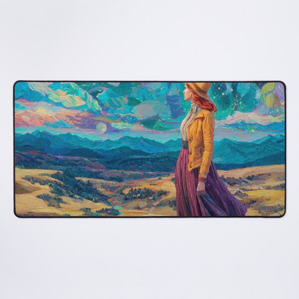 Item preview, She Walks the Edge of Painted Time designed and sold by afrancisCL.