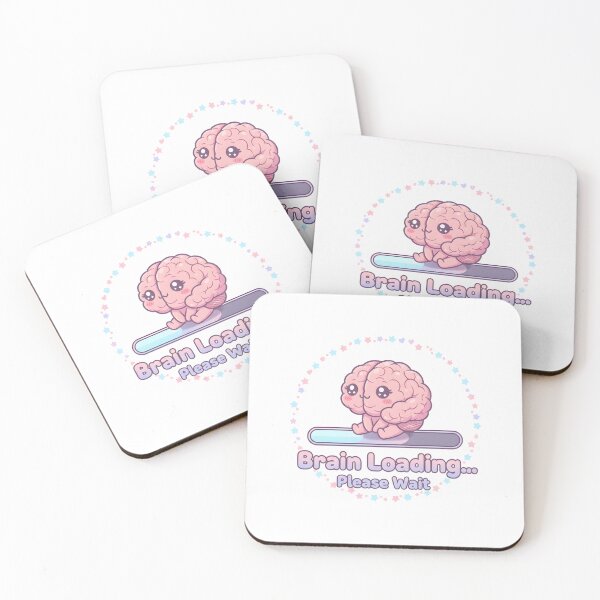 Item preview, Brain Loading Please Wait – Kawaii Pastel Brain Design for Students, Gamers & Mental Health designed and sold by Minted..