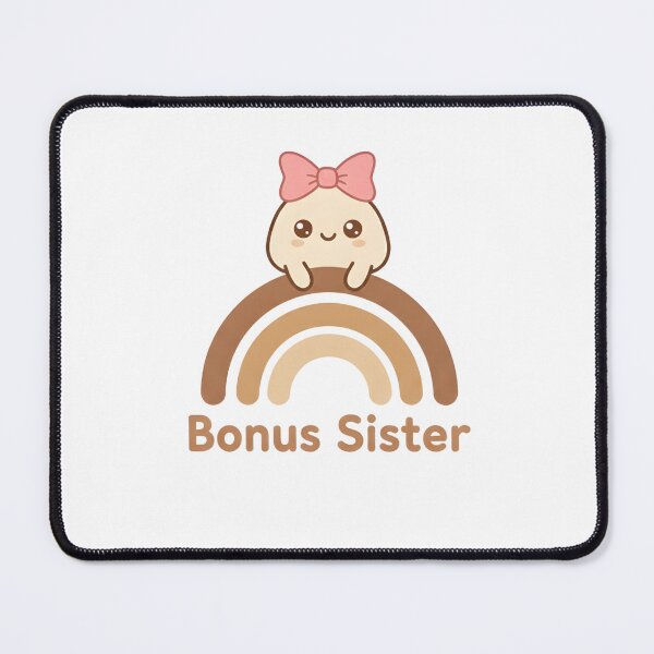 Item preview, Bonus Sister – Kawaii Rainbow Sister Design for blended families, stepsister & gift designed and sold by Minted..