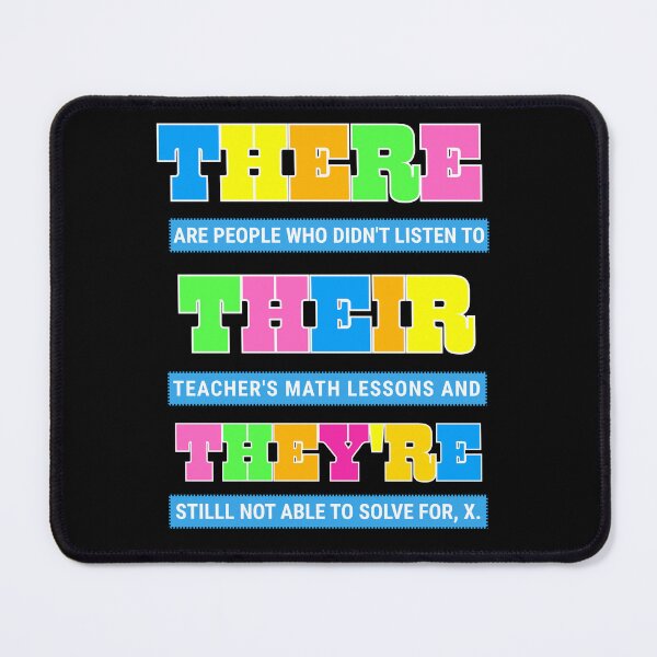 Item preview, THERE, THEIR, THEY'RE designed and sold by JustMathIt.