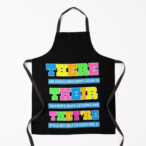 Item preview, THERE, THEIR, THEY'RE designed and sold by JustMathIt.