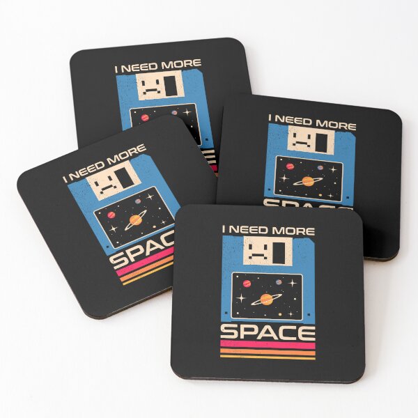 Item preview, I Need More Space Retro Floppy Disk  designed and sold by sachpica.