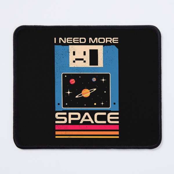 Item preview, I Need More Space Retro Floppy Disk  designed and sold by sachpica.