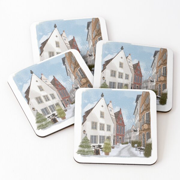 Item preview, ❄️ Winter in a Cozy European Town ❄️ designed and sold by renatteart.