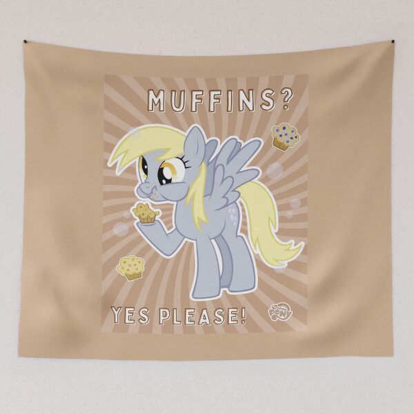 Item preview, "Muffins? Yes Please!" - DERPY HOOVES designed and sold by bronymerch4u.
