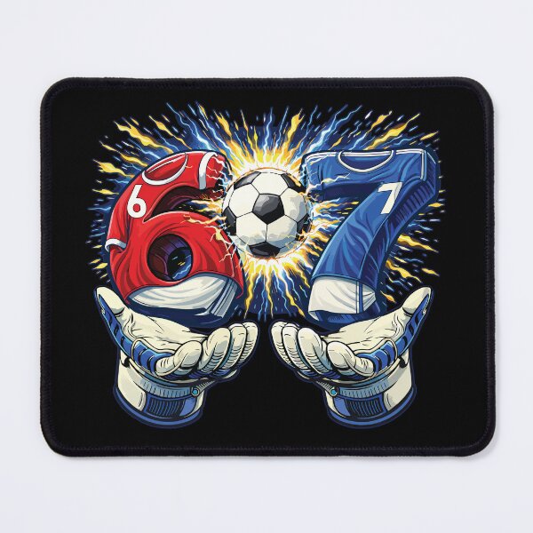 Item preview, 67 Soccer Six Seven Meme Kids 67 Football Fan Funny 67 Hands designed and sold by wtfbba.