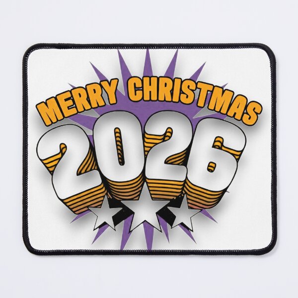 Item preview, Retro 2026 Merry Christmas Graphic Design designed and sold by blacK1982White.