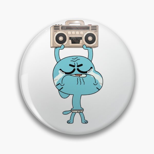 Item preview, Gumball listening to a song on his radio designed and sold by MrSor.