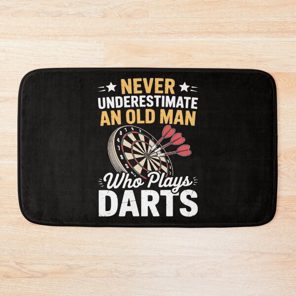 Item preview, Dart Gift Underestimate Never an Old Darts Player designed and sold by chaeningplan.