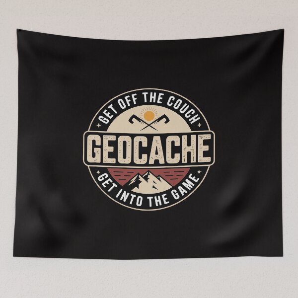 Item preview, Cool Geocache Get Off The Couch Get Into The Game Gift designed and sold by chaeningplan.