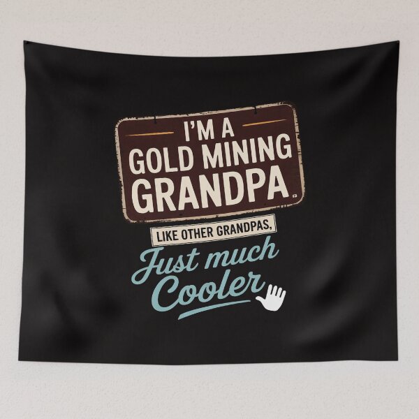 Item preview, Cool Fathers Day Gold Mining Grandpa designed and sold by chaeningplan.