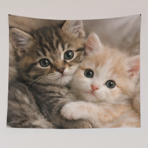 Item preview, Cuddly Kittens Pure Love on Cozy Blanket designed and sold by BloomOfDesign.