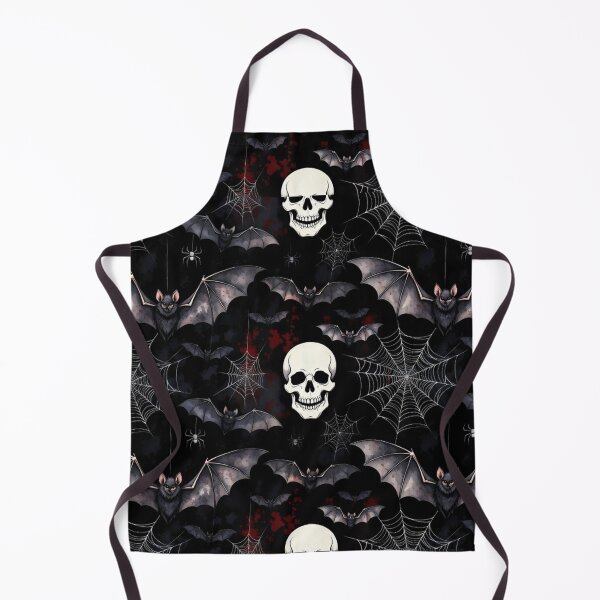 Item preview, Dark Gothic Skulls and Bats Pattern designed and sold by SassyArtistry.