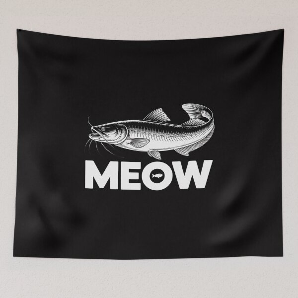 Item preview, Catfish Meow  Catfishing Fishing Fisherman designed and sold by teltvitossuilea.