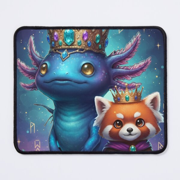 Item preview, Born to Reign: Royal Axolotl & Red Panda designed and sold by JanRizz.