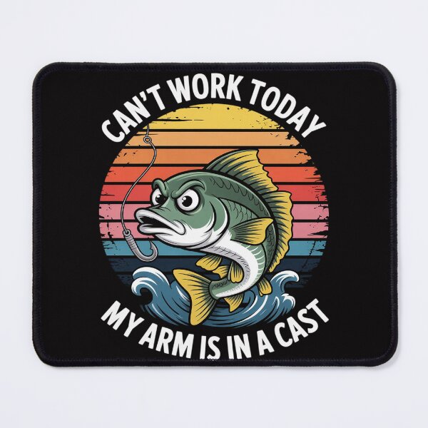 Item preview, Can't Work Today My Arm Is In A Cast Fishing Angling designed and sold by teltvitossuilea.