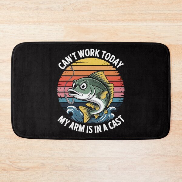 Item preview, Can't Work Today My Arm Is In A Cast Fishing Angling designed and sold by teltvitossuilea.