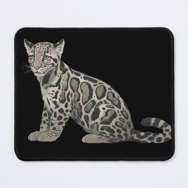 Item preview, Majestic Clouded Leopard Wild Cat Illustration designed and sold by LinaValearte.