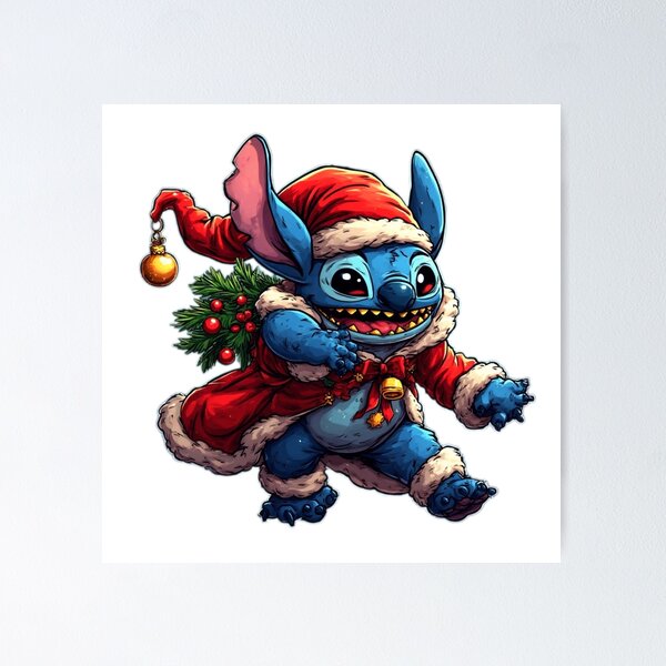 Artikelvorschau, Stitch und der Weihnachtszauber. entworfen und verkauft von Natalia-Vlad.
