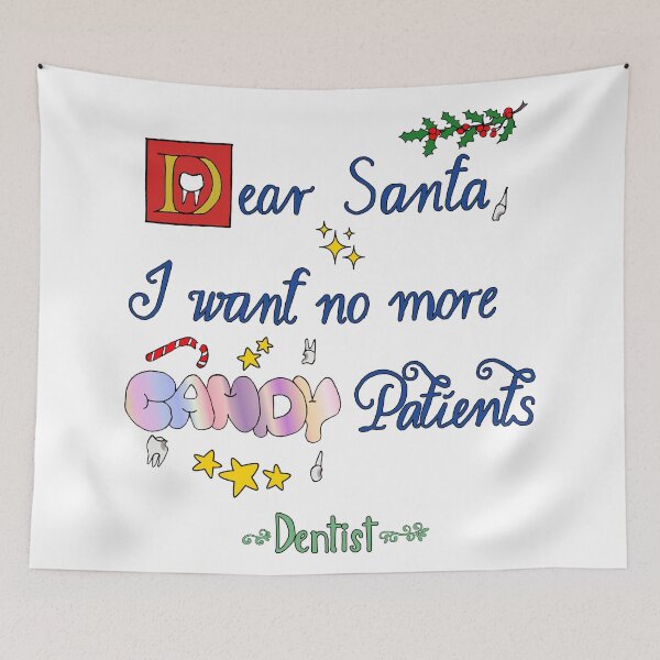Item preview, Dear Santa I Want No More Candy Patients designed and sold by Inkvocation.