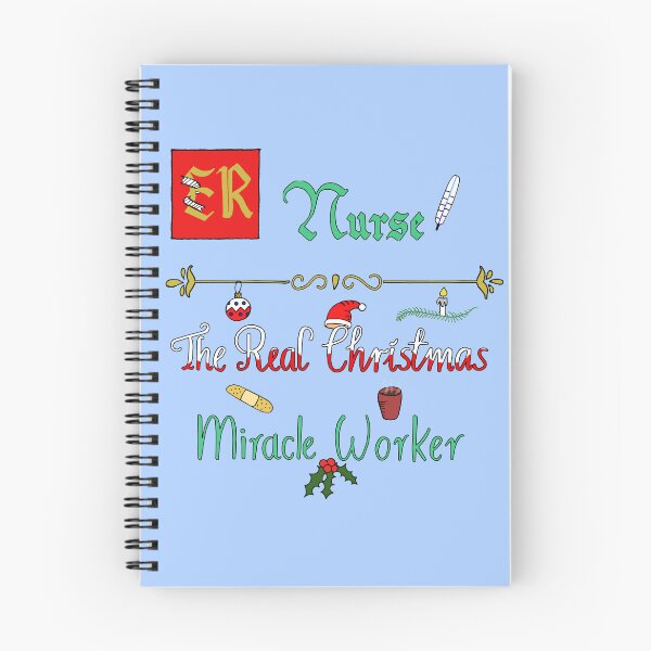 Item preview, ER Nurse the Real Christmas Miracle Worker designed and sold by Inkvocation.