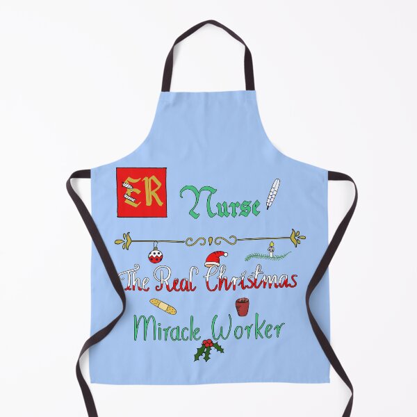 Item preview, ER Nurse the Real Christmas Miracle Worker designed and sold by Inkvocation.