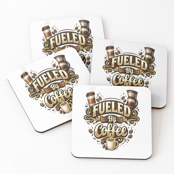 Item preview, Fueled by Coffee Lover Typography Design designed and sold by AntonioJ8.