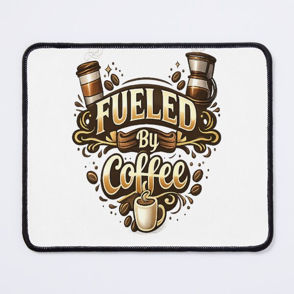 Item preview, Fueled by Coffee Lover Typography Design designed and sold by AntonioJ8.